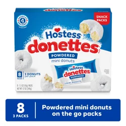 Hostess Snack Pack Powdered Donettes Donuts