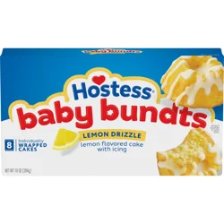 Hostess Lemon Drizzle Baby Bundt Cakes