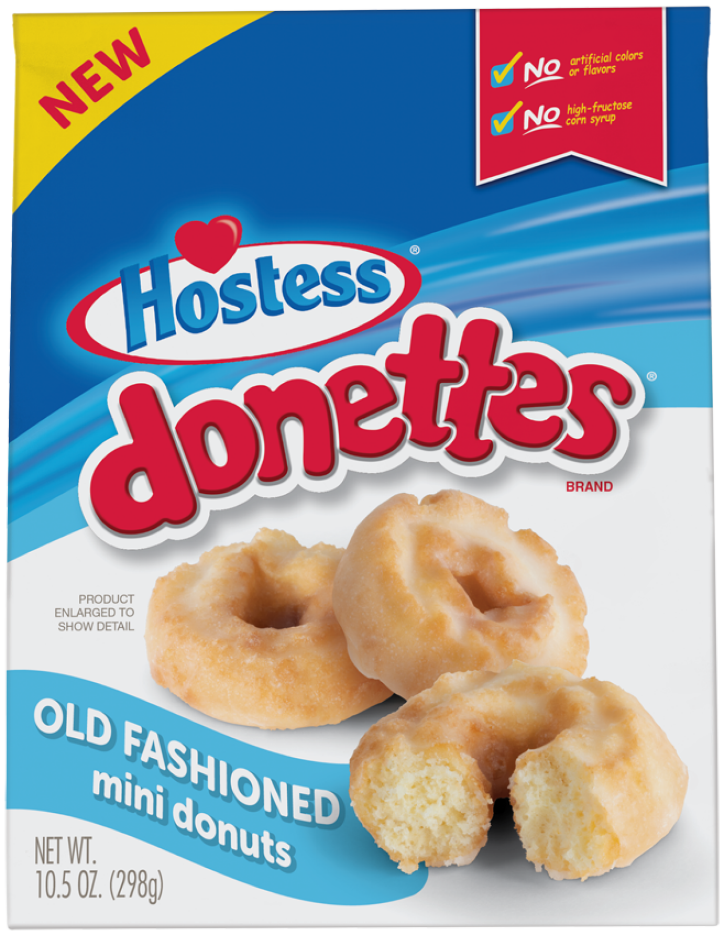 slide 1 of 7, Hostess Donettes, Old Fashioned Mini Donuts, 10.5 oz