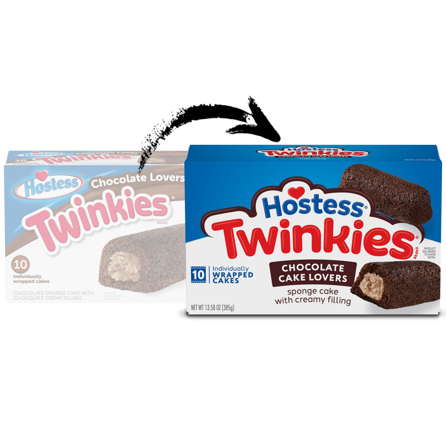 slide 4 of 8, Hostess Chocolate Lovers Twinkies, 10 ct; 1.36 oz