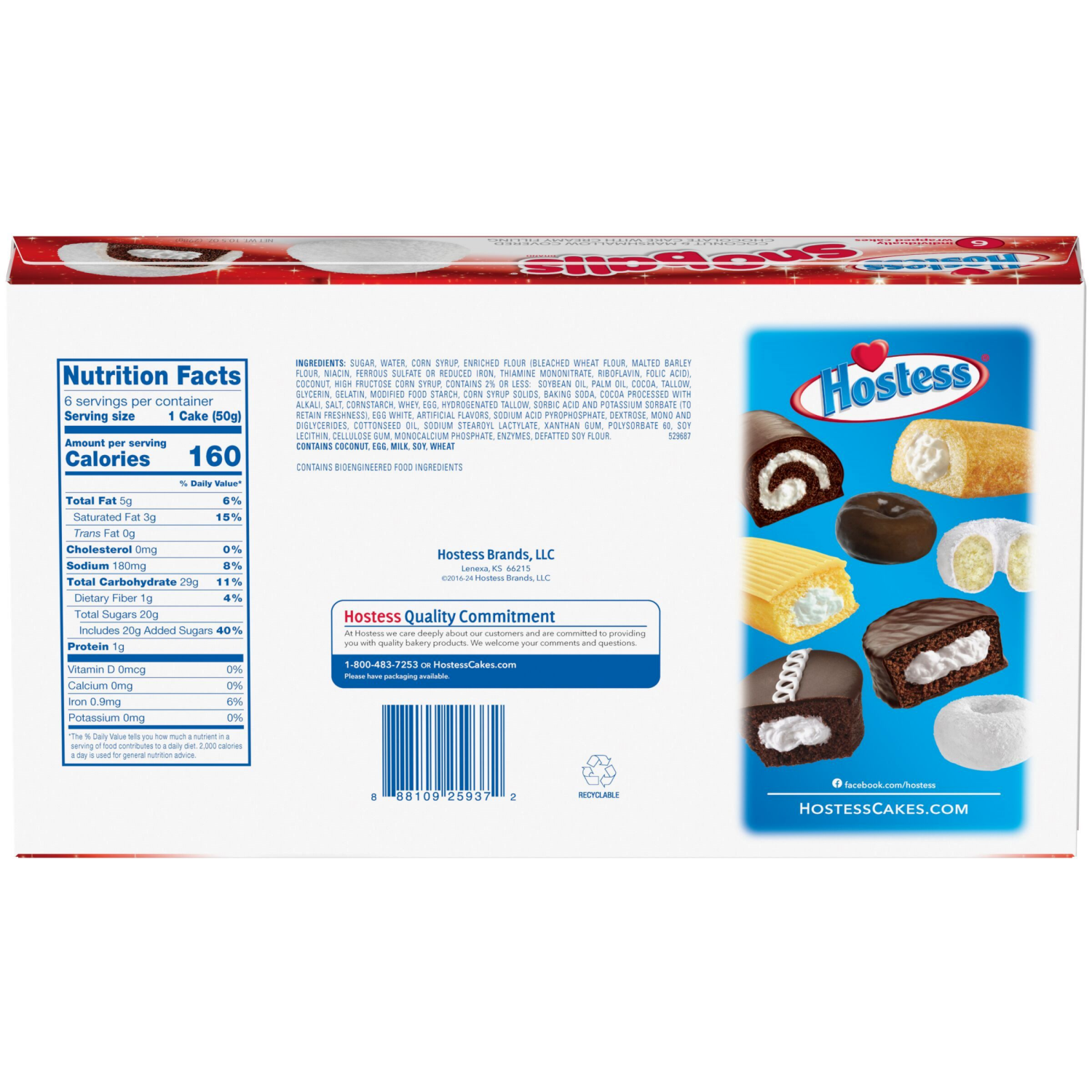 slide 3 of 3, Hostess Holiday Snoballs, 10.5 oz