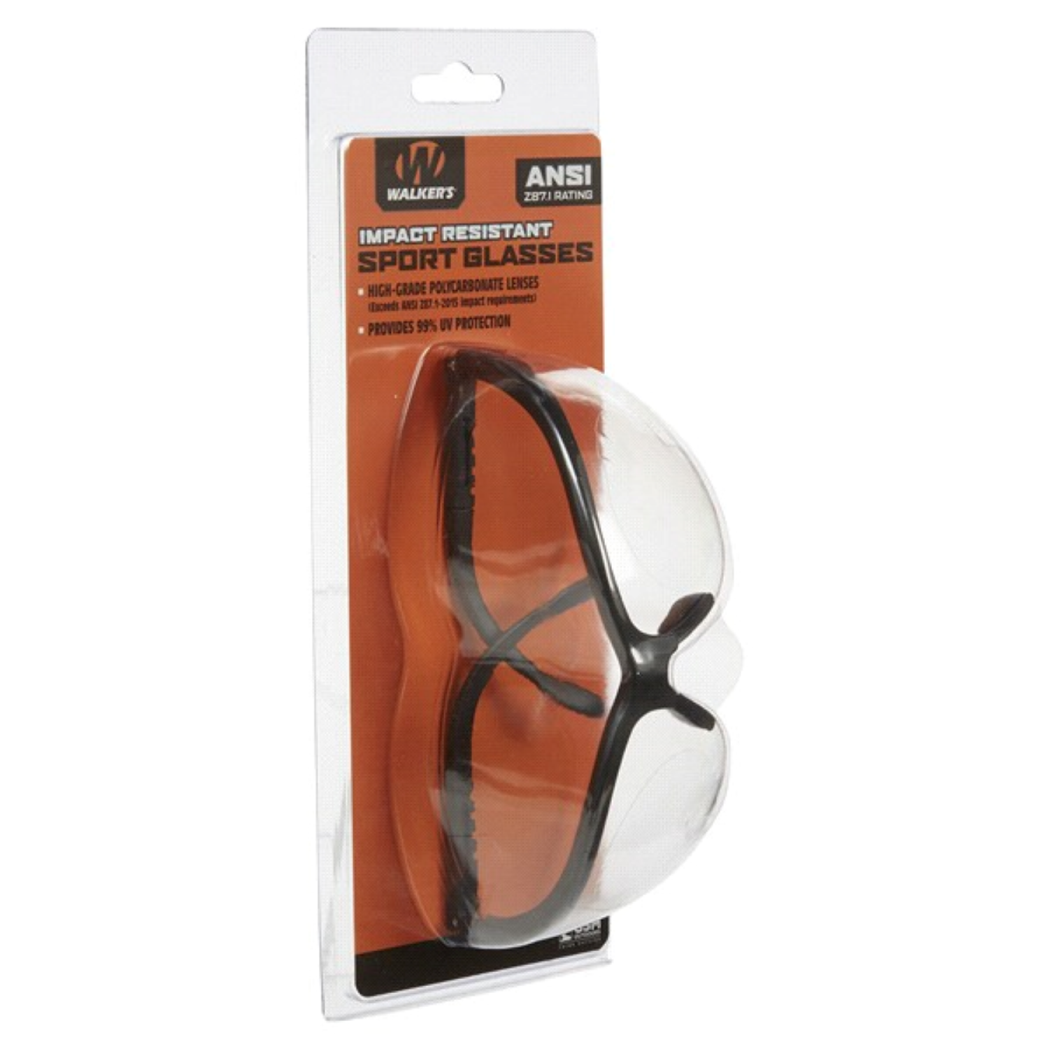 slide 2 of 8, Clear Lens Shooting Glasses, 1 ct