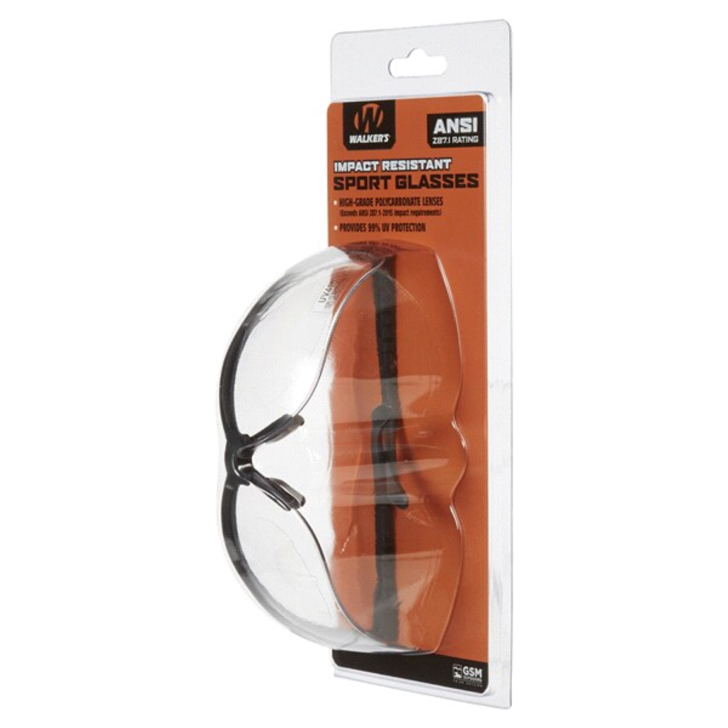 slide 4 of 8, Clear Lens Shooting Glasses, 1 ct