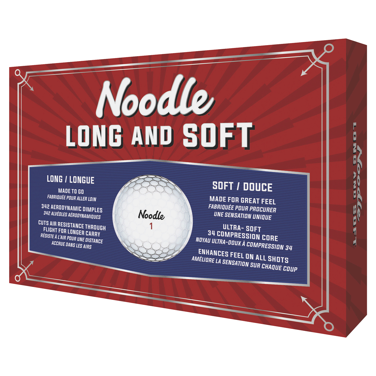 slide 2 of 2, Noodle Long & Soft Golf Balls, 15 ct