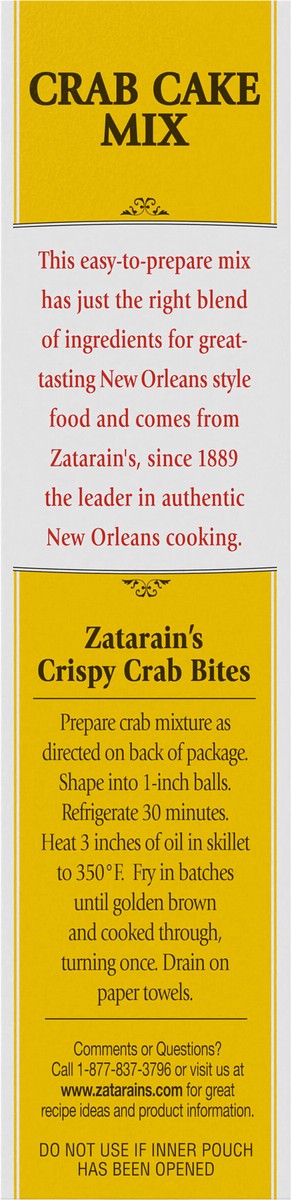 slide 10 of 12, Zatarain's Crab Cake Mix, 5.75 oz, 5.75 oz
