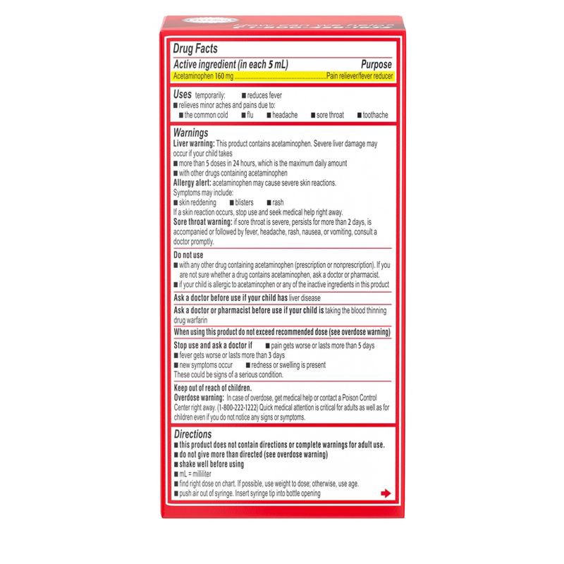 slide 2 of 11, Tylenol Infant Dye-Free General Pain Reliever - Cherry - 1 fl oz, 1 fl oz