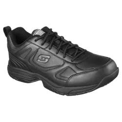 Skechers Men's Work Slip Resistant Relaxed Fit Dighton SR, Black, Size 10.5