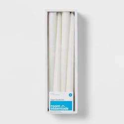 12pk Unscented Taper Candles White - Room Essentials™