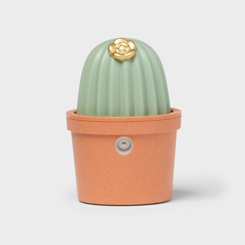 slide 1 of 3, Cactus Ultrasonic Mini Diffuser - Threshold™: Portable Spa Experience, USB Rechargeable, Auto Shut-Off, 1 ct