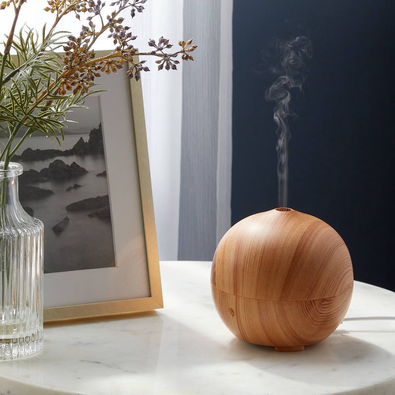 slide 2 of 3, Woodgrain 100ml Diffuser and Oil Kit - Threshold™, 100 ml