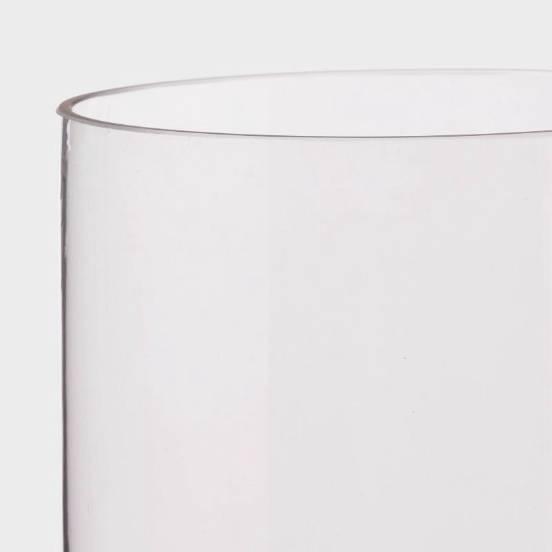 slide 3 of 3, Clear Hurricane 3" x 4" Pillar Candle Holder - Room Essentials™, 1 ct