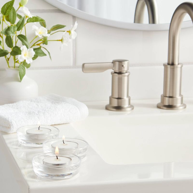 slide 2 of 3, 12pk Unscented Tealights White - Room Essentials™: Paraffin Wax, 4hr Burn Time, 1 Wick Tea Lights, 12 ct