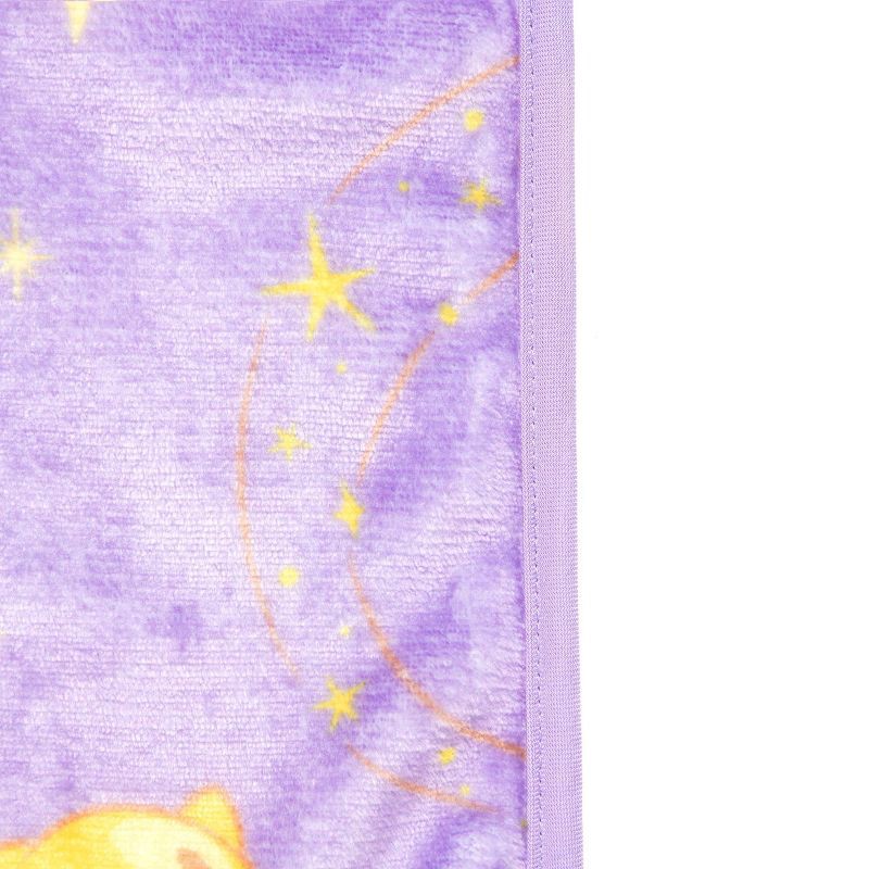 slide 6 of 8, Disney Wish Kids' Pillow and Throw Set Gold/Purple, 1 ct