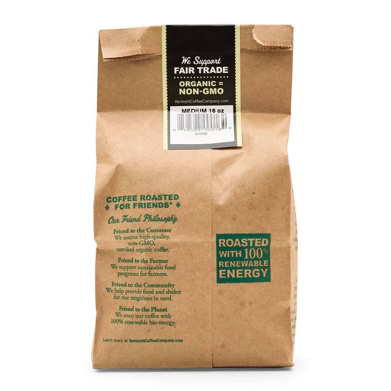 slide 2 of 10, Vermont Coffee Company Organic Medium Roast Whole Bean Coffee - 16oz, 16 oz
