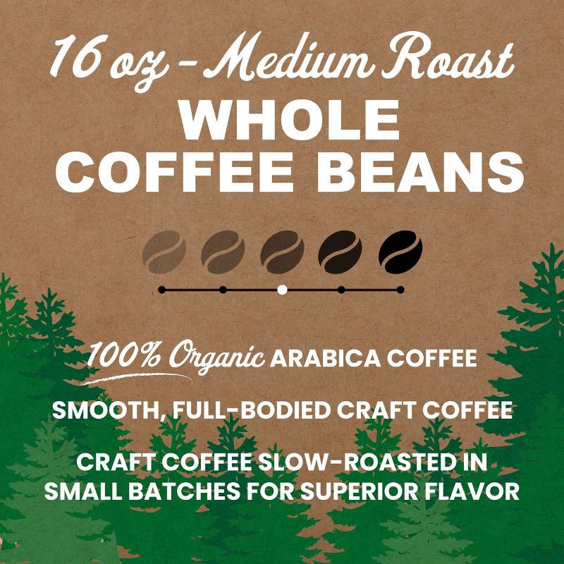 slide 3 of 10, Vermont Coffee Company Organic Medium Roast Whole Bean Coffee - 16oz, 16 oz