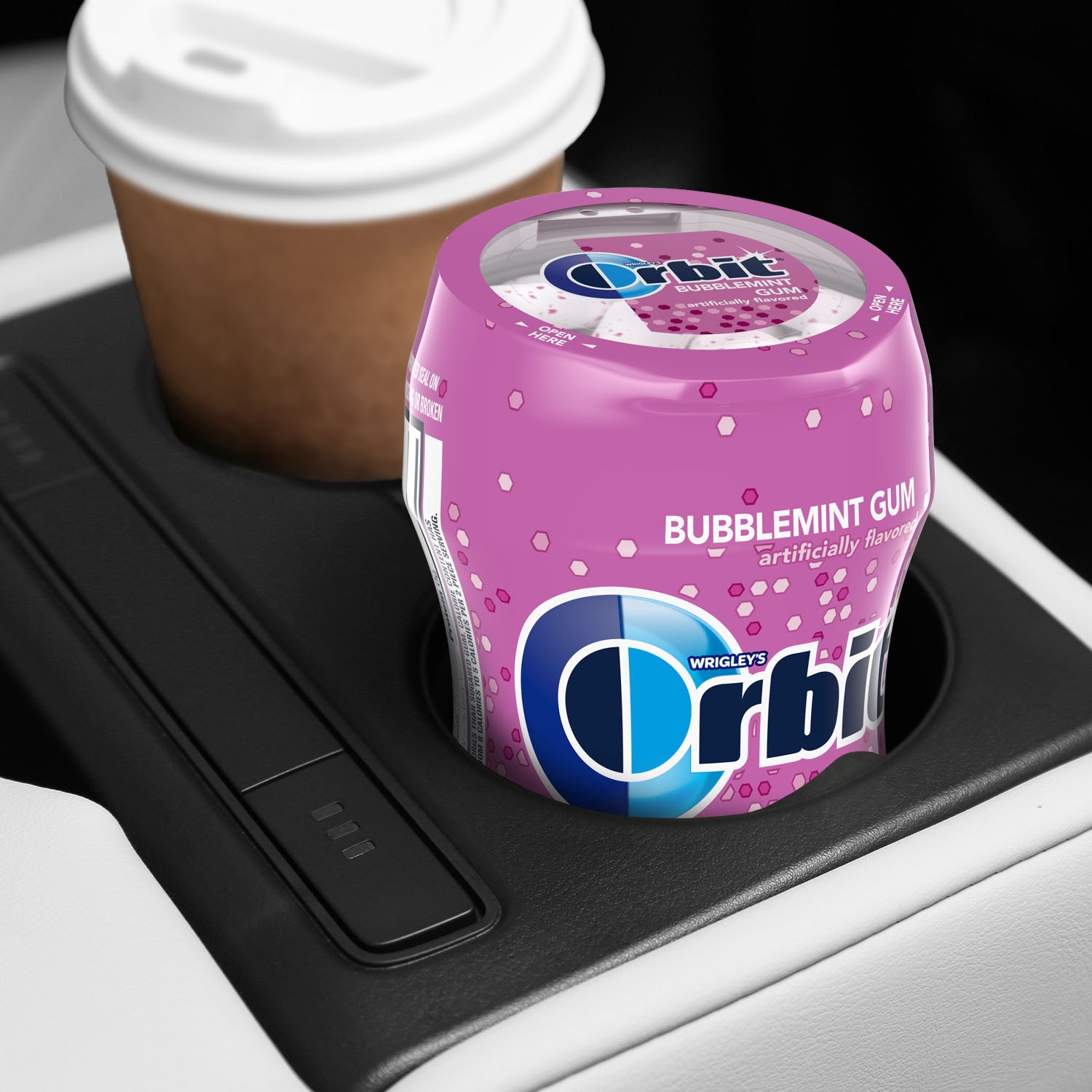 slide 3 of 8, Orbit Bubblemint Sugarfree Gum, 55 ct