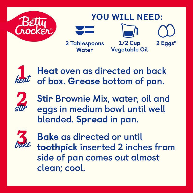 slide 3 of 8, Betty Crocker Fudge Brownie Mix - 16.3oz, 16.3 oz