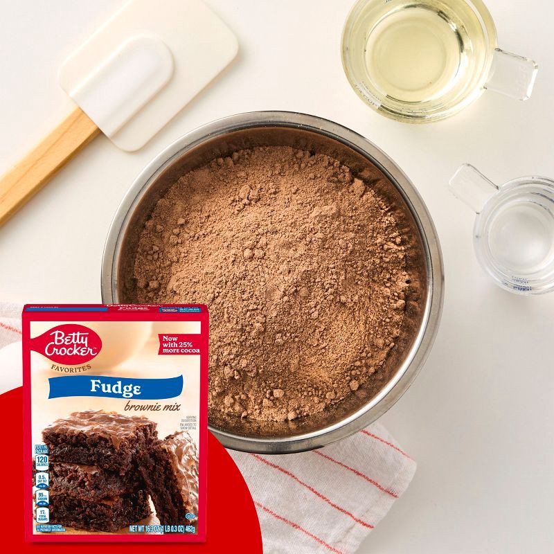 slide 3 of 9, Betty Crocker Fudge Brownie Mix - 16.3oz, 16.3 oz