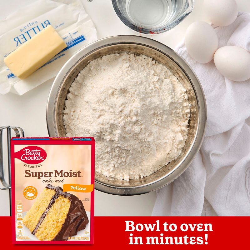 slide 4 of 8, Betty Crocker Yellow Cake Mix - 13.25oz, 13.25 oz