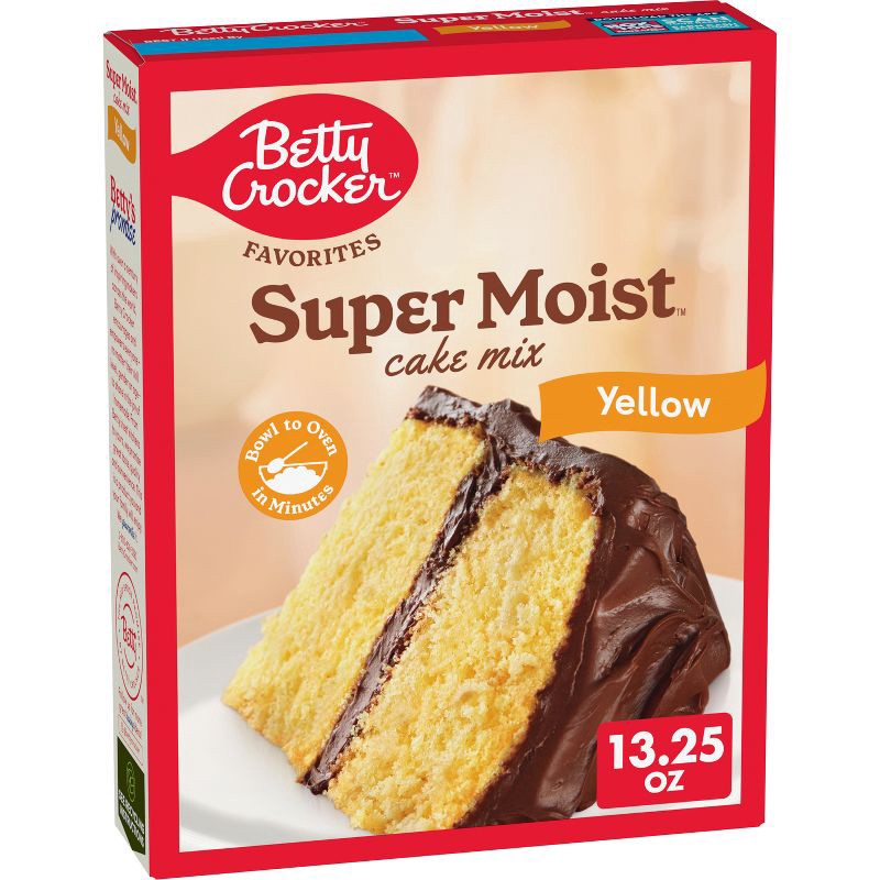 slide 1 of 8, Betty Crocker Yellow Cake Mix - 13.25oz, 13.25 oz