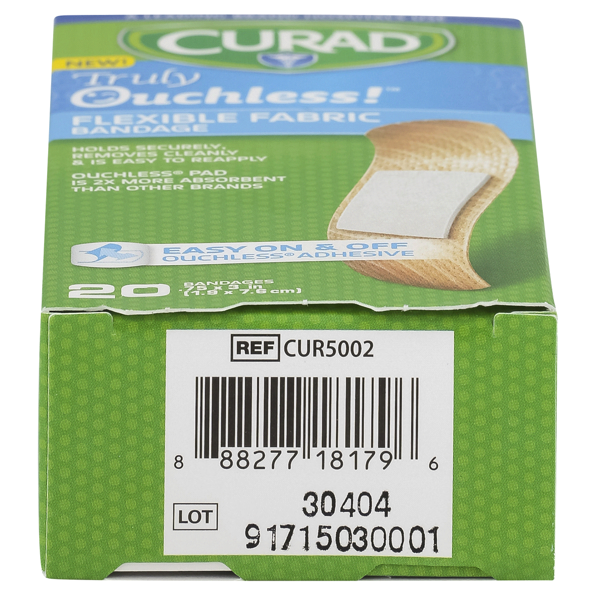 slide 3 of 5, Curad Truly Ouchless Bandage, 20 ct