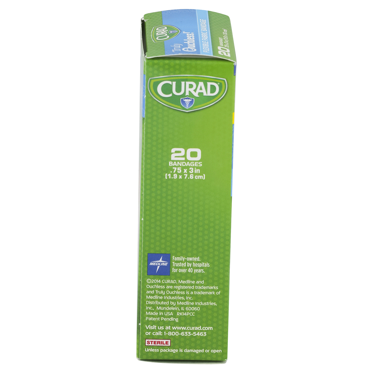 slide 2 of 5, Curad Truly Ouchless Bandage, 20 ct