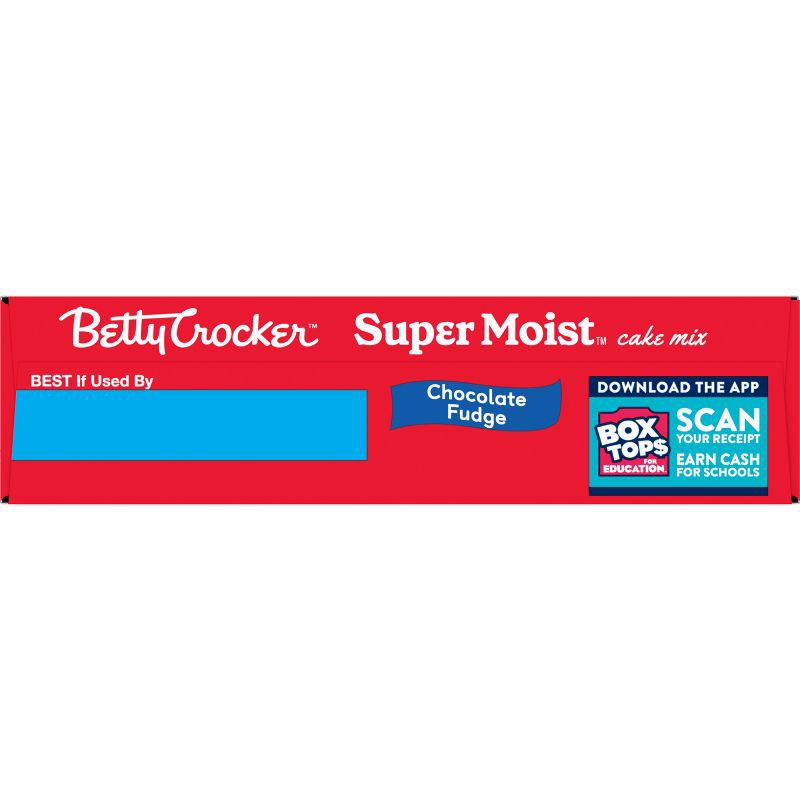 slide 7 of 8, Betty Crocker Chocolate Fudge Super Moist Cake Mix - 13.25oz, 13.25 oz