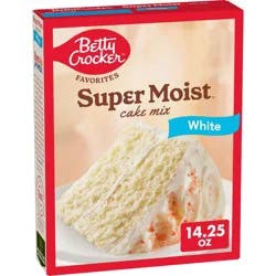 Betty Crocker White Super Moist Cake Mix - 14.25oz