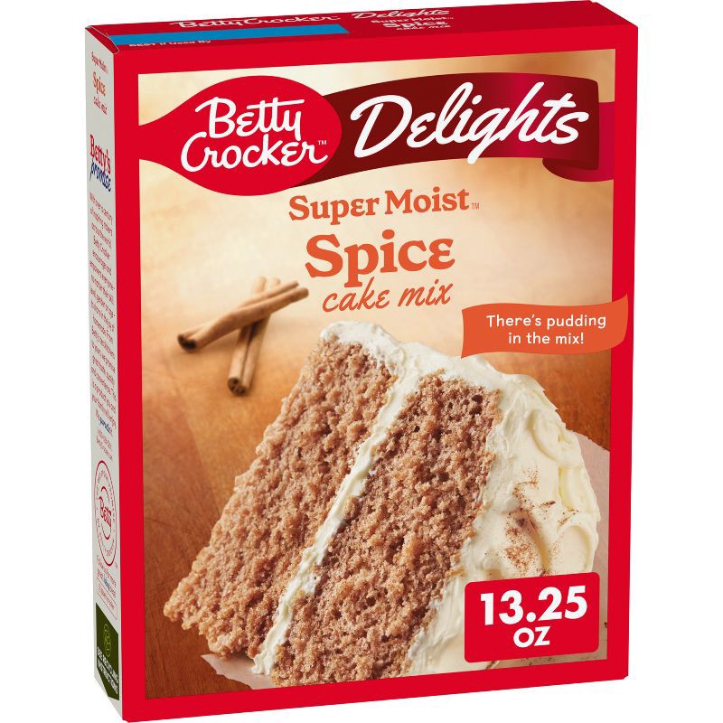 slide 1 of 9, Betty Crocker Delights Spice Super Moist Cake Mix - 13.25oz, 13.25 oz