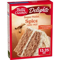 Betty Crocker Delights Spice Super Moist Cake Mix - 13.25oz