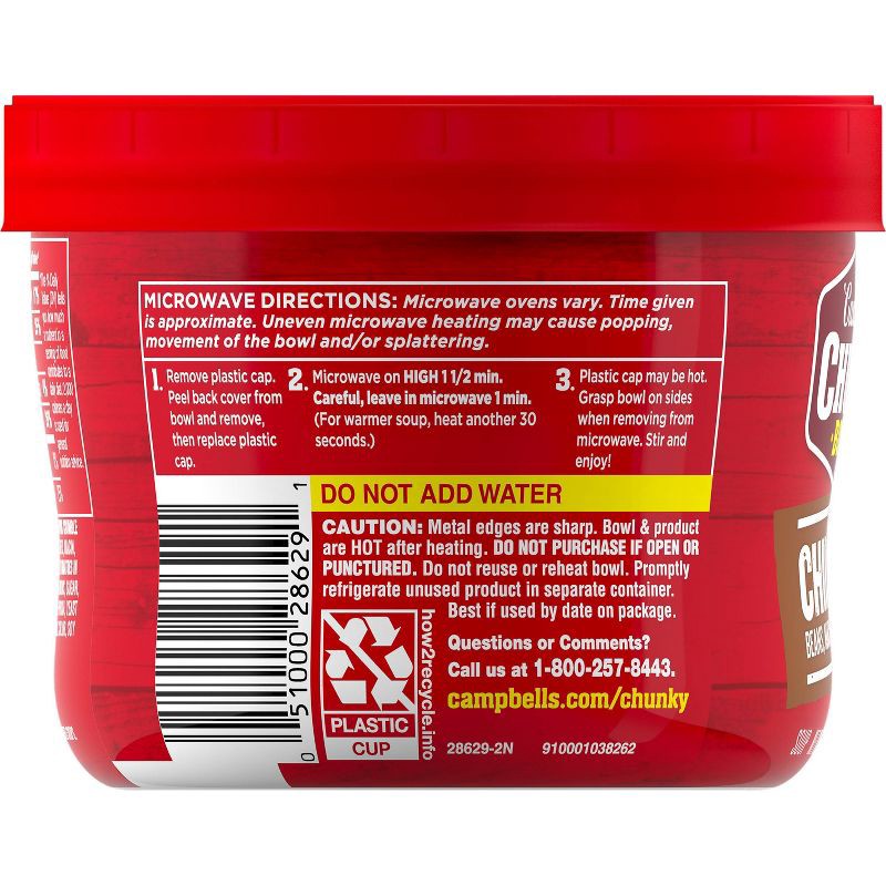 slide 13 of 13, Campbell's Chunky Soup Chili Mac Microwavable Bowl - 15.25oz, 15.25 oz