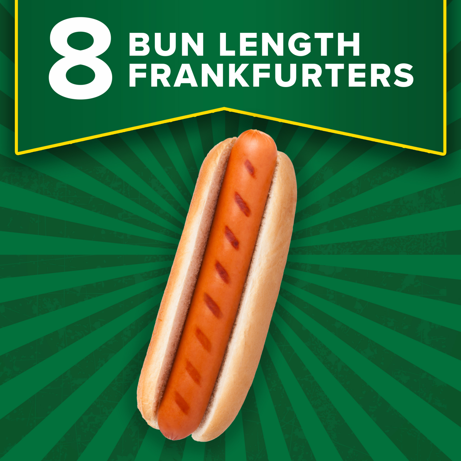 slide 2 of 8, Nathan's Famous Bun Length Skinless Beef Franks, 12 oz, 8 ct