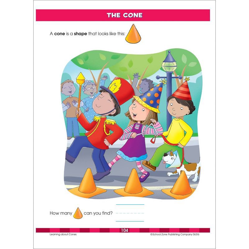 slide 4 of 6, Big Kindergarten Workbook - Target Exclusive Edition - by School Zone (Paperback), 1 ct