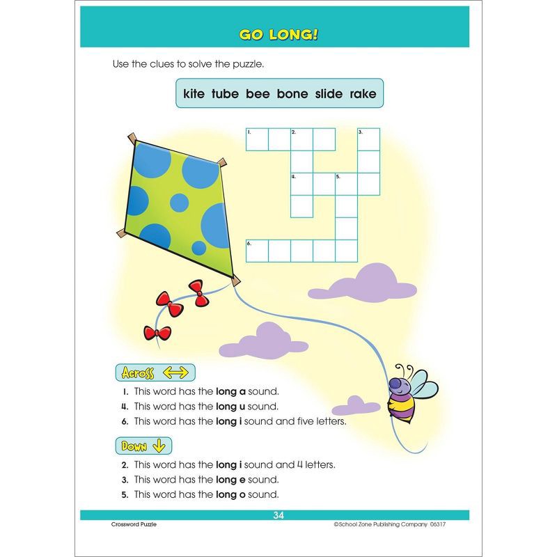 slide 4 of 6, Big First Grade Workbook - Target Exclusive Edition - by School Zone (Paperback), 1 ct