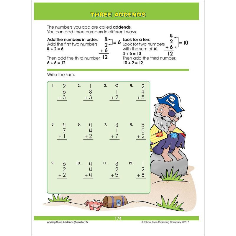slide 5 of 6, Big First Grade Workbook - Target Exclusive Edition - by School Zone (Paperback), 1 ct