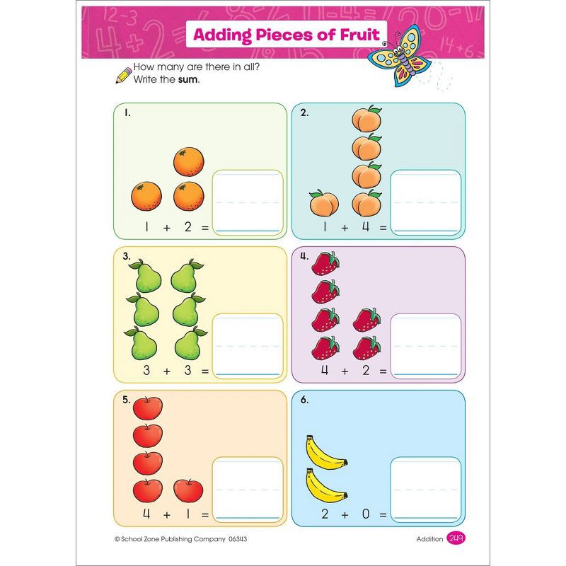 slide 6 of 6, Big Math K-1 - Target Exclusive Edition - by School Zone (Paperback), 1 ct