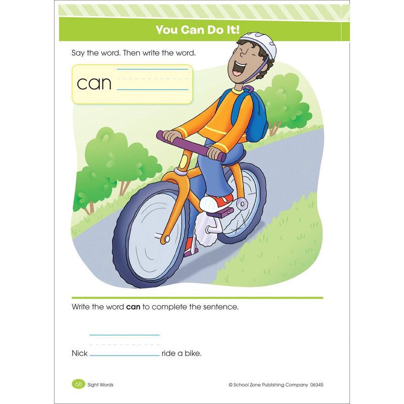 slide 4 of 6, Big Reading 1-2 Workbook - Target Exclusive Edition - by School Zone (Paperback), 1 ct