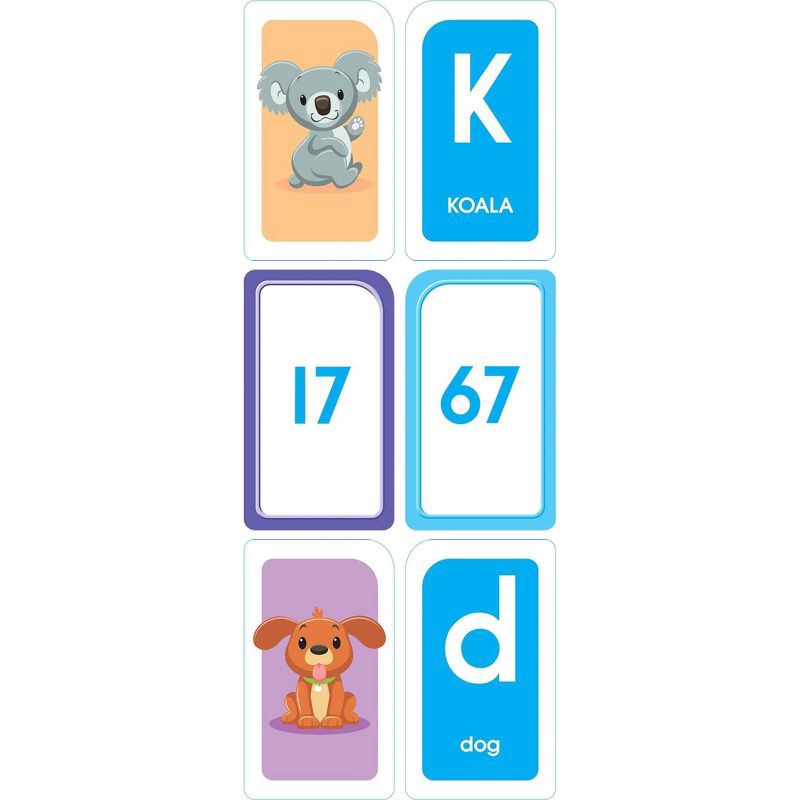slide 5 of 5, Get Ready Flash Cards Alphabet & Numbers 2pk - Target Exclusive Edition - by School Zone (Paperback), 2 ct