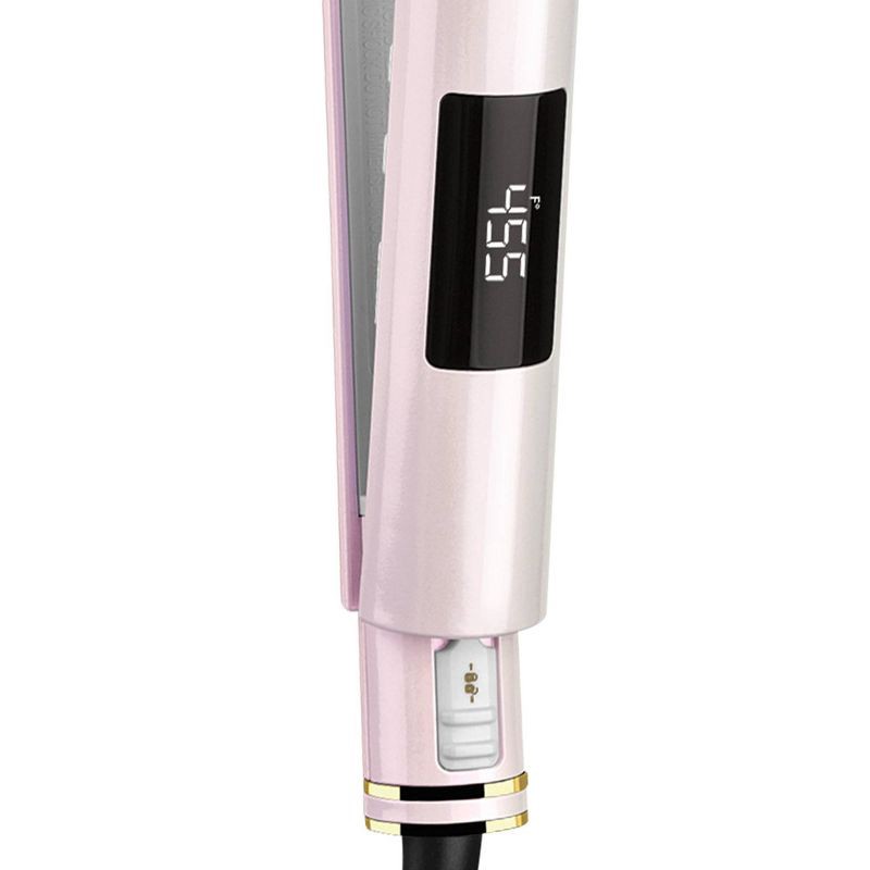 slide 3 of 5, Hot Tools Pro Signature Collection with LED Display Flat Hair Iron - Lavender - 1", 1 ct