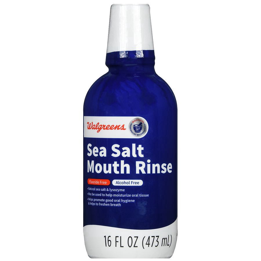 slide 3 of 5, Walgreens Sea Salt Mouth Rinse Spearmint, 16 oz