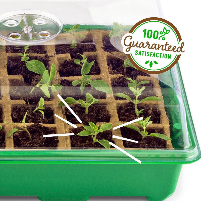 slide 8 of 11, Back to the Roots 50 Cell Organic & Plantable Greenhouse Germination Kit All Purpose, 1 ct