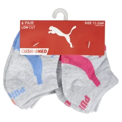 Puma Inf Girl Ns Sock P112209mjg 6pr Gr/ml 12-24m