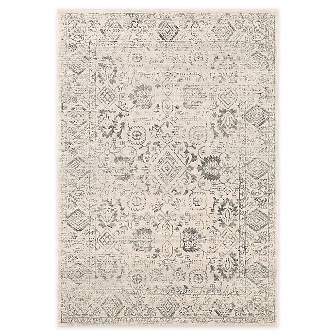 slide 1 of 8, Surya Harput Diamond Border Accent Rug - Charcoal, 2 ft x 3 ft