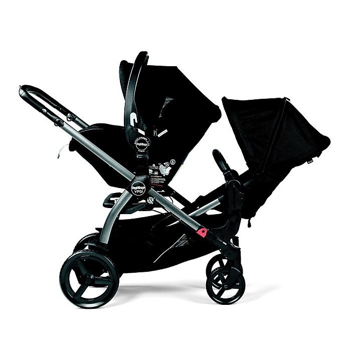 slide 4 of 15, Peg Perego YPSI Double Stroller Adapter - Black, 1 ct