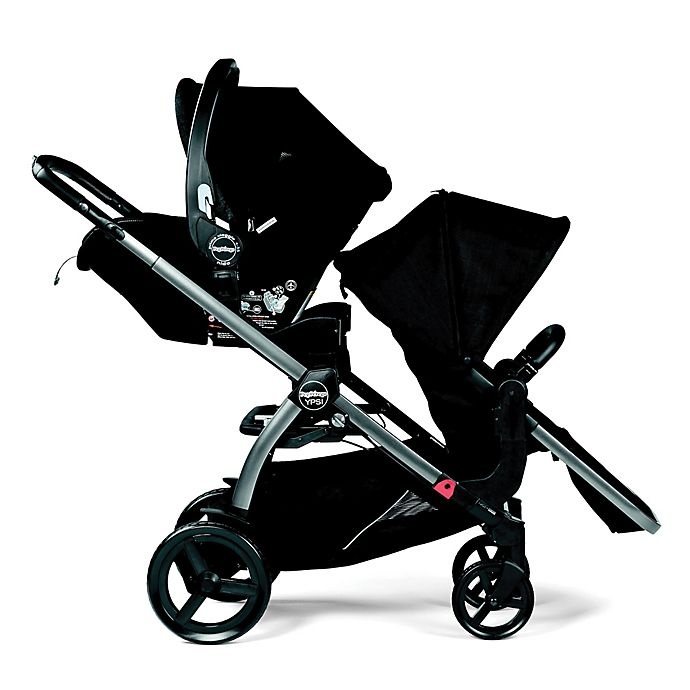 slide 2 of 15, Peg Perego YPSI Double Stroller Adapter - Black, 1 ct