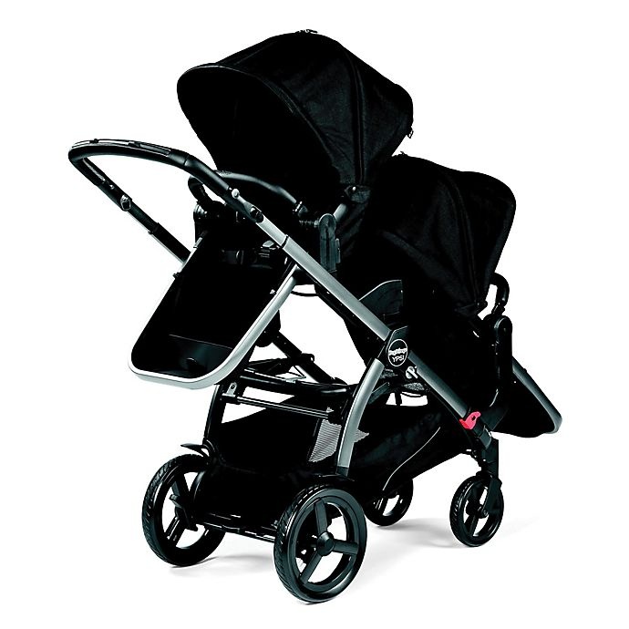 slide 5 of 15, Peg Perego YPSI Double Stroller Adapter - Black, 1 ct