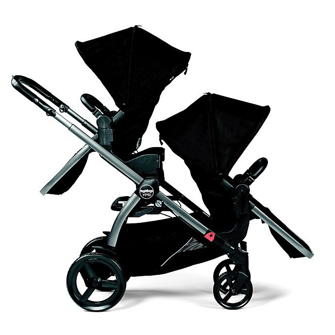 slide 6 of 15, Peg Perego YPSI Double Stroller Adapter - Black, 1 ct