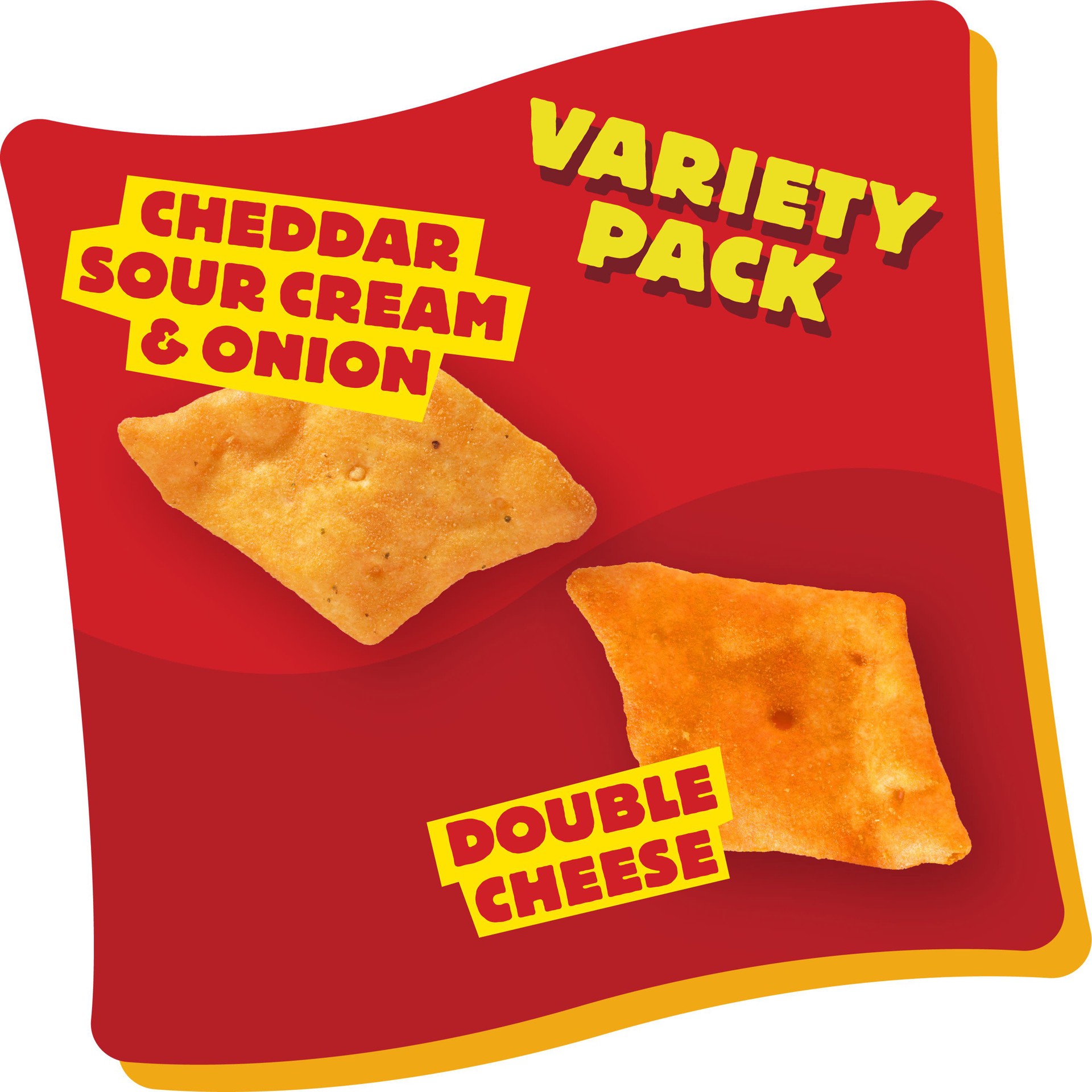 slide 3 of 5, Cheez-It Snap'd Cheese Cracker Chips, Thin Crisps, Lunch Snacks, Variety Pack, 31.5oz Box, 42 Pouches, 31.5 oz