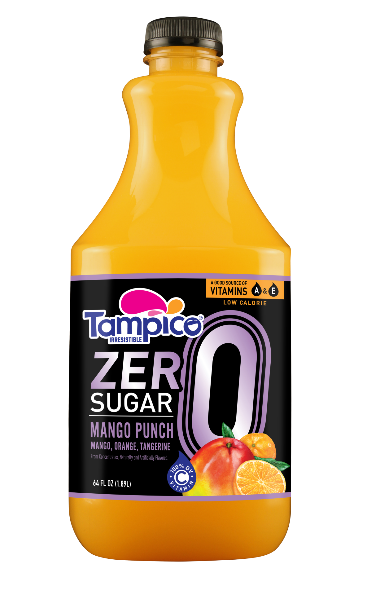 slide 1 of 1, Tampico Mango Punch Zero Sugar, 64 oz