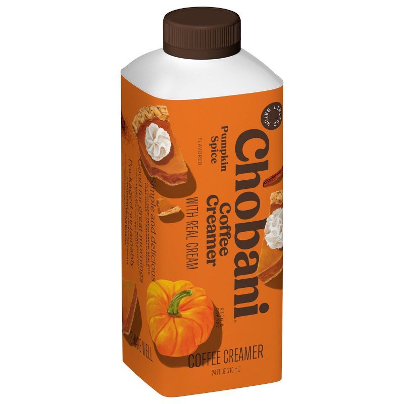 slide 2 of 8, Chobani Coffee Creamer Pumpkin Spice - 24 fl oz, 24 fl oz
